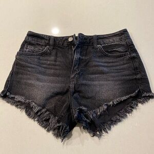 Fashion Nova Black Jean Shorts